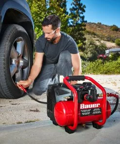 BAUER 1.6 Gallon 135 PSI 20V Brushless Cordless Air Compressor - Tool Only -Electrical Tools Shop 57394 W11
