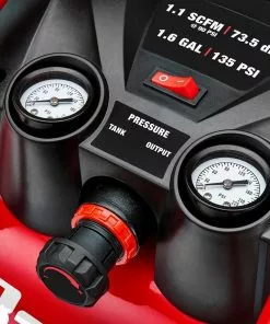 BAUER 1.6 Gallon 135 PSI 20V Brushless Cordless Air Compressor - Tool Only -Electrical Tools Shop 57394 W9