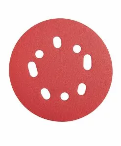 BAUER 5 in. 40 Grit Hook and Loop Universal Pattern Sanding Discs, 15 Pk.