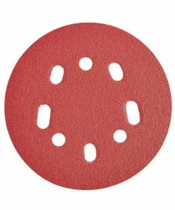 BAUER 5 in. 80 Grit Hook and Loop Universal Pattern Sanding Discs, 15 Pk.