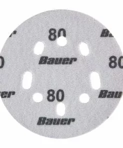 BAUER 5 in. 80 Grit Hook and Loop Universal Pattern Sanding Discs, 50 Pk. 5 BAUER 5 in. 80 Grit Hook and Loop Universal Pattern Sanding Discs, 50 Pk. -Electrical Tools Shop 57423 W4