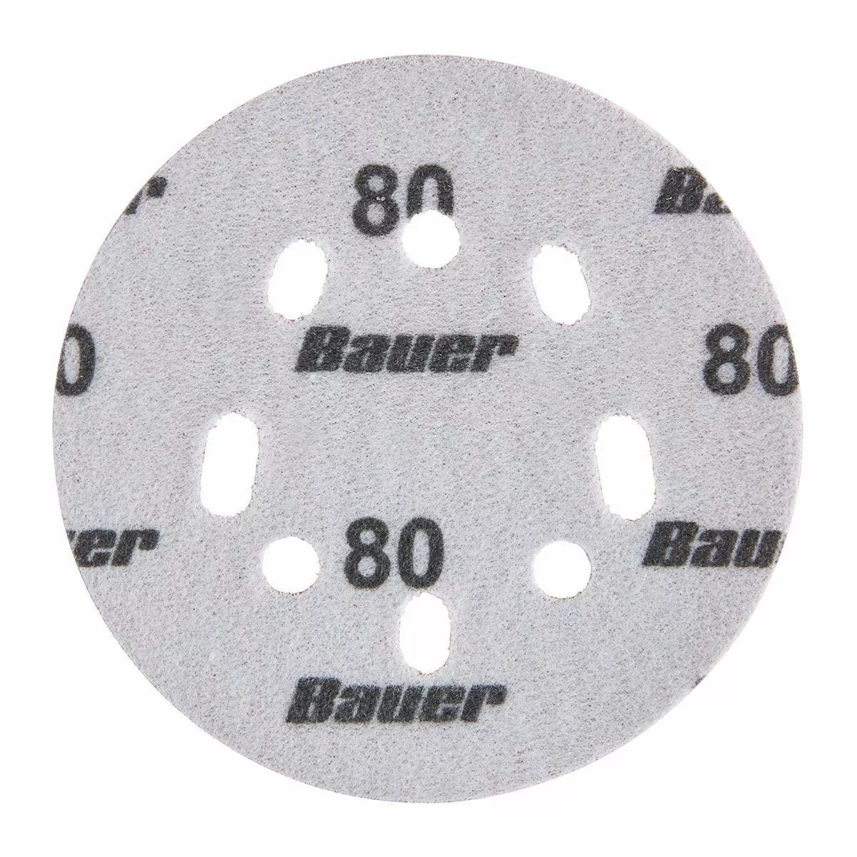 BAUER 5 in. 80 Grit Hook and Loop Universal Pattern Sanding Discs, 50 Pk. 3 BAUER 5 in. 80 Grit Hook and Loop Universal Pattern Sanding Discs, 50 Pk. - Image 3
