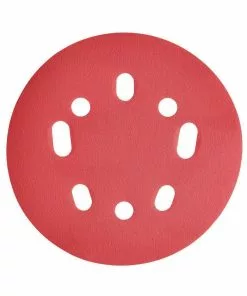 BAUER 5 in. 220 Grit Hook and Loop Universal Pattern Sanding Discs, 15 Pk.