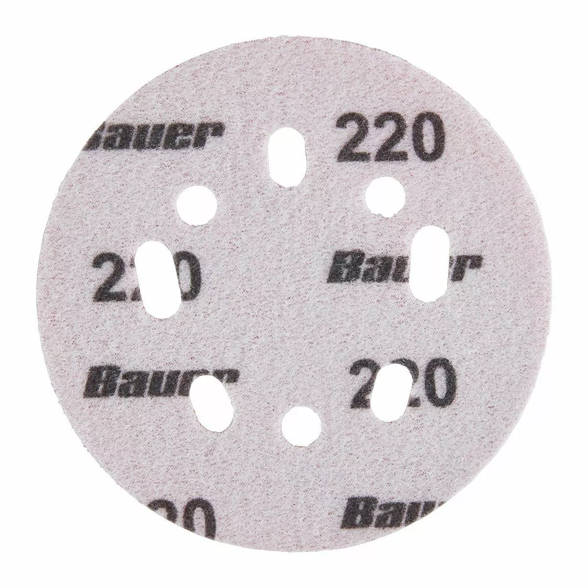BAUER 5 in. 220 Grit Hook and Loop Universal Pattern Sanding Discs, 50 Pk. 3 BAUER 5 in. 220 Grit Hook and Loop Universal Pattern Sanding Discs, 50 Pk. - Image 3