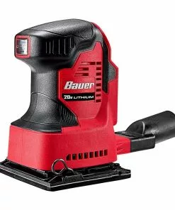 BAUER 20V Cordless 1/4 Sheet Sander with Dust Bag - Tool Only