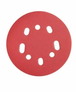 BAUER 5 in. 150 Grit Hook and Loop Universal Pattern Sanding Discs, 5 Pk.