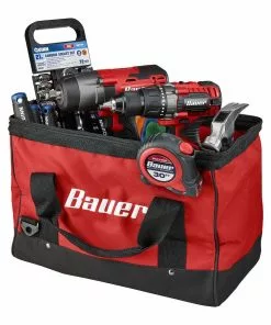 BAUER 16 in. Tool Bag with 6 Pockets -Electrical Tools Shop 57487 W4