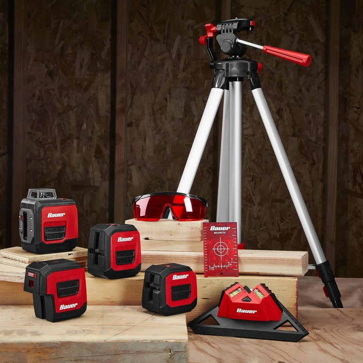 BAUER 100 ft. Self-Leveling 3-Dot Laser Level 10 BAUER 100 ft. Self-Leveling 3-Dot Laser Level - Image 10