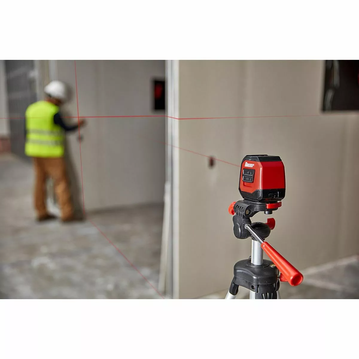 BAUER 30 ft. Self-Leveling Cross Line Laser Level 12 BAUER 30 ft. Self-Leveling Cross Line Laser Level - Image 12