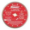 BAUER 7 in. Turbo Rim Wet or Dry Cut Diamond Saw Blade