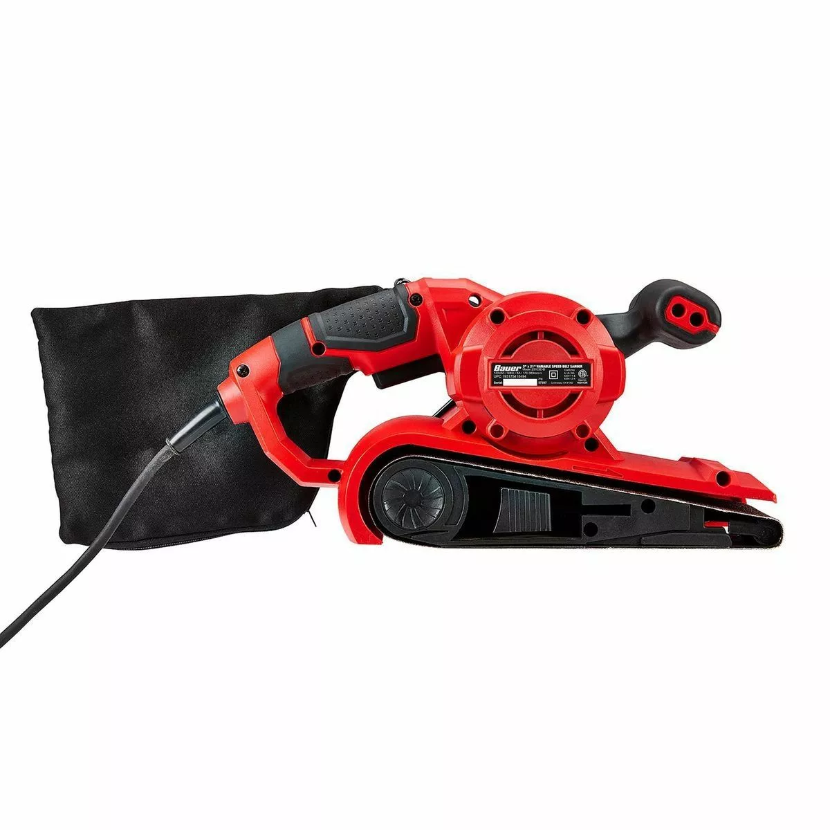 BAUER 8 Amp 3 in. x 21 in. Variable Speed Belt Sander 4 BAUER 8 Amp 3 in. x 21 in. Variable Speed Belt Sander - Image 4