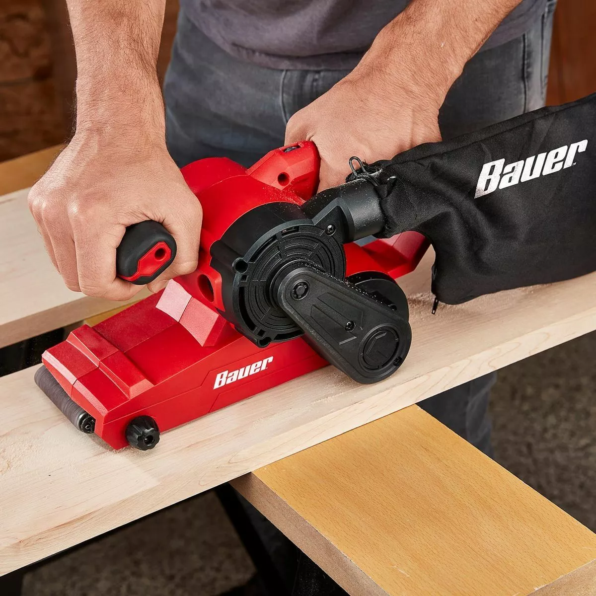 BAUER 8 Amp 3 in. x 21 in. Variable Speed Belt Sander 8 BAUER 8 Amp 3 in. x 21 in. Variable Speed Belt Sander - Image 8