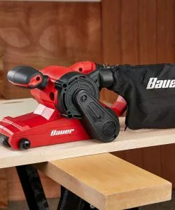 BAUER 8 Amp 3 in. x 21 in. Variable Speed Belt Sander 18 BAUER 8 Amp 3 in. x 21 in. Variable Speed Belt Sander -Electrical Tools Shop 57587 W9