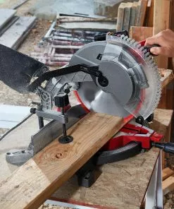 BAUER 12 in. Single-Bevel Compound Miter Saw -Electrical Tools Shop 57608 W16