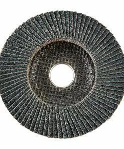 BAUER 5 in. x 7/8 in. 36-Grit Type 27 Flap Disc with Fiberglass Backing and Zirconia Grain -Electrical Tools Shop 57611 W4