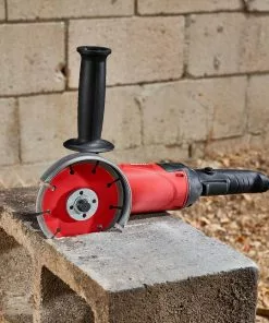 BAUER 4-1/2 in. Segmented Rim Wet or Dry Cut Diamond Saw Blade -Electrical Tools Shop 57623 W7