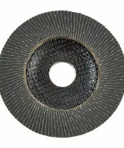 BAUER 4-1/2 in. x 7/8 in. 120-Grit Type 27 Flap Disc with Fiberglass Backing and Zirconia Grain -Electrical Tools Shop 57758 W4