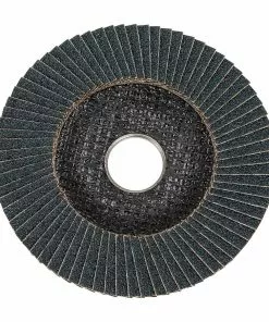 BAUER 4-1/2 in. x 7/8 in. 60-Grit Type 27 Flap Disc with Fiberglass Backing and Zirconia Grain -Electrical Tools Shop 57765 W4