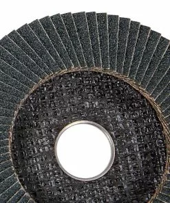 BAUER 4-1/2 in. x 7/8 in. 60-Grit Type 27 Flap Disc with Fiberglass Backing and Zirconia Grain -Electrical Tools Shop 57765 W5