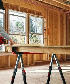 BAUER 32 in. Steel Adjustable Sawhorse, 1300 lb. Capacity 17 BAUER 32 in. Steel Adjustable Sawhorse, 1300 lb. Capacity -Electrical Tools Shop 57807 W10