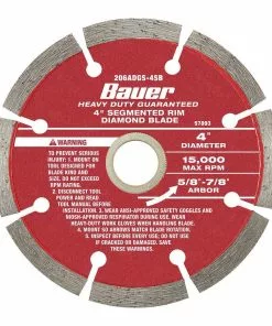 BAUER 4 in. Assorted Diamond Blades, 3 Pc. -Electrical Tools Shop 57887 W5