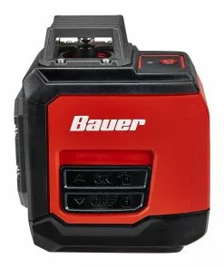 BAUER 50 ft. Self-Leveling 360° Horizontal Cross Line Laser Level 14 BAUER 50 ft. Self-Leveling 360° Horizontal Cross Line Laser Level -Electrical Tools Shop 57933 W4