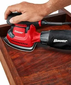 BAUER 1.2 Amp Corner/Detail Sander with Sealed On/Off Switch -Electrical Tools Shop 57946 W9