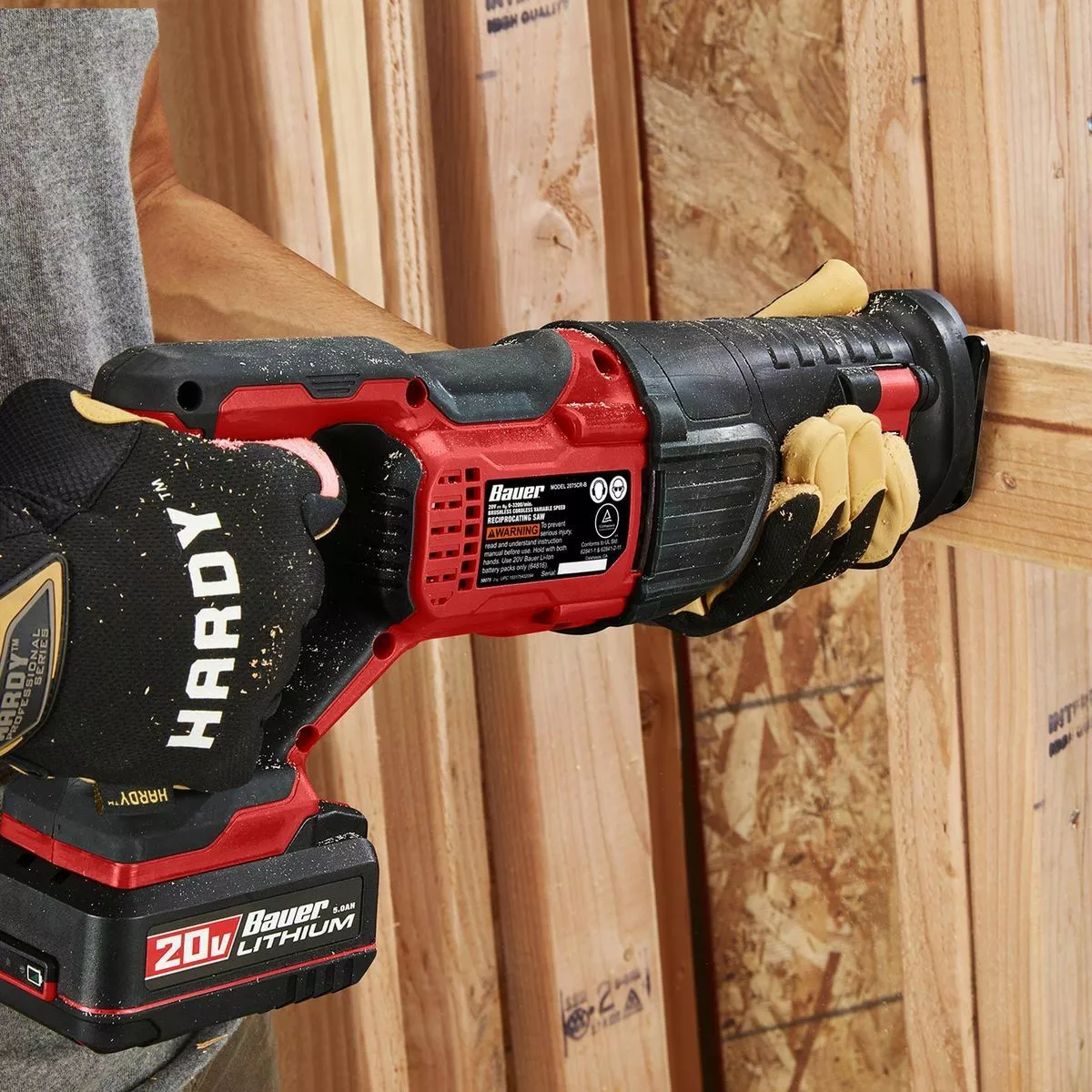 BAUER 20V Brushless Cordless Reciprocating Saw - Tool Only 9 BAUER 20V Brushless Cordless Reciprocating Saw - Tool Only - Image 9