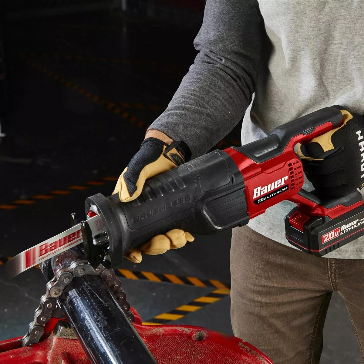 BAUER 20V Brushless Cordless Reciprocating Saw - Tool Only 10 BAUER 20V Brushless Cordless Reciprocating Saw - Tool Only - Image 10