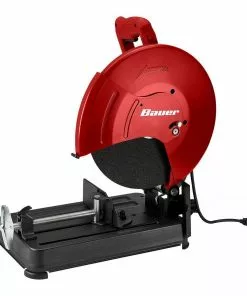 BAUER 15 Amp 3.8 HP 14 in. Abrasive Cut-Off Saw -Electrical Tools Shop 58091 W4