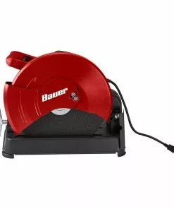 BAUER 15 Amp 3.8 HP 14 in. Abrasive Cut-Off Saw -Electrical Tools Shop 58091 W5