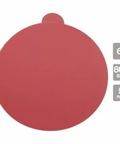 BAUER 6 in. , 800 Grit PSA Sanding Discs, 5 Pk. -Electrical Tools Shop 58278 W21