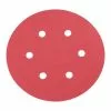 BAUER 6 in. 800 Grit Hook and Loop 6-Hole Pattern Sanding Discs 5 Pk.