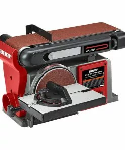 BAUER 4 in. x 36 in. Belt and 6 in. Disc Sander -Electrical Tools Shop 58339 W7