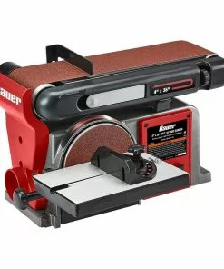 BAUER 4 in. x 36 in. Belt and 6 in. Disc Sander -Electrical Tools Shop 58339 W8