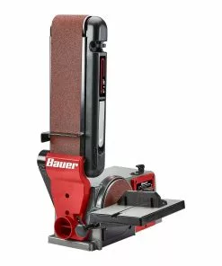 BAUER 4 in. x 36 in. Belt and 6 in. Disc Sander -Electrical Tools Shop 58339 W9