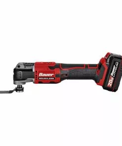 BAUER 20V Brushless Cordless Variable Speed Oscillating Multi-Tool - Tool Only -Electrical Tools Shop 58379 W4