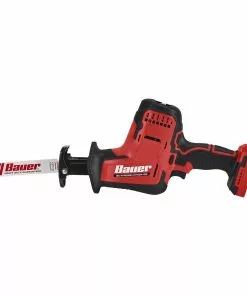 BAUER 20V Brushless Cordless Compact Reciprocating Saw – Tool Only -Electrical Tools Shop 58458 W4