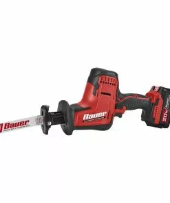 BAUER 20V Brushless Cordless Compact Reciprocating Saw – Tool Only -Electrical Tools Shop 58458 W8