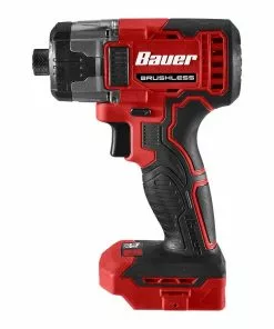 BAUER 20V Brushless Cordless 1/4 in. 3 Speed Hex Impact Driver - Tool Only -Electrical Tools Shop 58847 W4