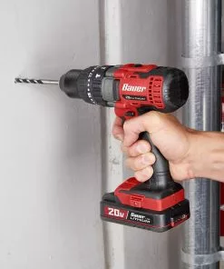 BAUER 20V Cordless 1/2 in. Variable Speed Hammer Drill/Driver Kit 11 BAUER 20V Cordless 1/2 in. Variable Speed Hammer Drill/Driver Kit -Electrical Tools Shop 63527 W6