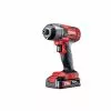 BAUER 20V Cordless 1/4 in. Hex Compact Impact Driver Kit with 1.5Ah Battery, Rapid Charger, and Bag
