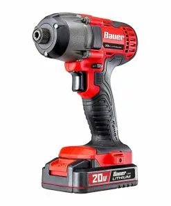 BAUER 20V Cordless 1/4 in. Hex Compact Impact Driver Kit with 1.5Ah Battery, Rapid Charger, and Bag 14 BAUER 20V Cordless 1/4 in. Hex Compact Impact Driver Kit with 1.5Ah Battery, Rapid Charger, and Bag -Electrical Tools Shop 63528 W5