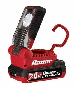 BAUER 20V Cordless 150/300 Lumen Compact Flashlight – Tool Only 8 BAUER 20V Cordless 150/300 Lumen Compact Flashlight – Tool Only -Electrical Tools Shop 63628 W4