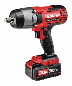 BAUER 20V Cordless 1/2 in. Impact Wrench - Tool Only 14 BAUER 20V Cordless 1/2 in. Impact Wrench - Tool Only -Electrical Tools Shop 63629 I