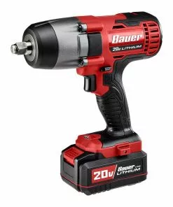BAUER 20V Cordless 1/2 in. Impact Wrench - Tool Only