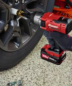 BAUER 20V Cordless 1/2 in. Impact Wrench - Tool Only 20 BAUER 20V Cordless 1/2 in. Impact Wrench - Tool Only -Electrical Tools Shop 63629 W8