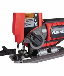 BAUER 20v Cordless Variable Speed Jig Saw - Tool Only -Electrical Tools Shop 63630 W2
