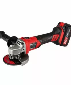 BAUER 20V Cordless 4-1/2 in. Slide Switch Angle Grinder - Tool Only -Electrical Tools Shop 63632 W4