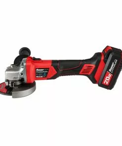 BAUER 20V Cordless 4-1/2 in. Slide Switch Angle Grinder - Tool Only -Electrical Tools Shop 63632 W5